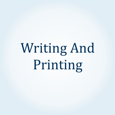 Writing And Printing